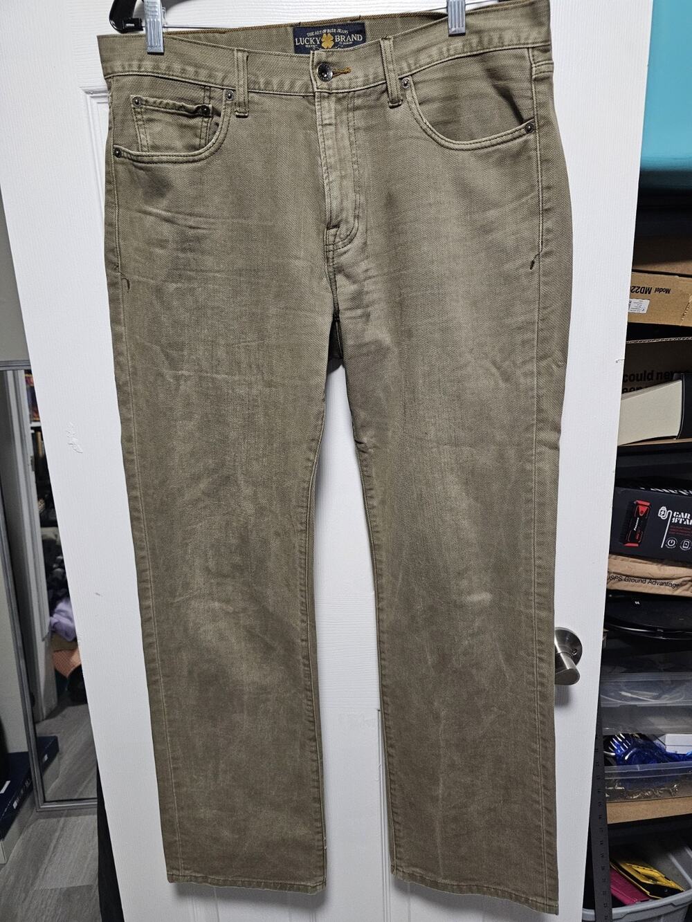 Lucky Brand Jeans Mens 34x32 Original Straight Denim 5 Pocket